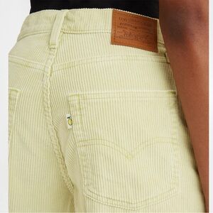 Levi's® Fresh
BAGGY DAD CORDUROY WOMEN'S PANTS • pale green/yellow • LEMON tag